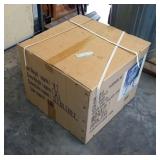 Metal And Glass Outdoor Planter, New In Box