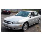 2001 Chevrolet Malibu LS Passenger Car, V6, 3.1L; OHV 12V, 126,916 Miles, VIN# 1G1NE52J916227544