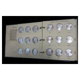 American Eagle $1 Silver Coins, Qty 34, Years Range 1986-2019, In Collectors Book