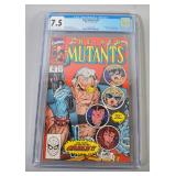 New Mutants # 87, 1st Appearance Of Cable, Certified By CGC, Graded 7.5