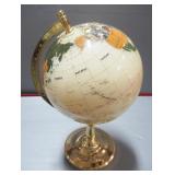 Mother Of Pearl Globe Of The World, 24" High