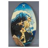 Boogie Board Art Of Skeleton Ghost Rider Still Riding The Waves