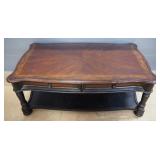 Hooker Coffee Table With 2 Drawers And Lower Shelf, 20" x 50" x 30"