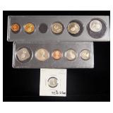 1944 D US Philippines 10 Centavos, 75% Silver, And Bahama Islands Proof Sets