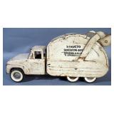 Structo Sanitation Department Metal Garbage Truck, 16" Long