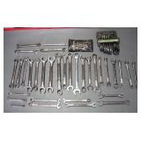 Craftsman And Pittsburgh Wrench Sets, Various Sizes, Contents Of Flat