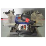Duracraft 6" Variable Speed Bench Grinder With Attached Shop Lamp, Powers On