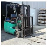 Mitsubishi Electric Fork Lift, Model FB18PNT, SN# EFB2600240, 4116 Hours Showing, Powers Up, Include
