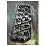 6-Cylinder Diesel Engine Straight Block Header, Unknown Make, Model 969956, Tag Says New Valve Guide