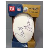 Wilson Autograph Model Football Full Size Purportedly Signed By Trent Green