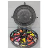 Mattel Hot Wheels Super Rally Case, And 29 Toy Vehicles Including1969 Red Line Firebird, Red Line Th