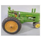 Vintage John Deere Toy Tractor With Man