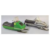 John Deere Snowmobile Scale Model/ Battery Powered, Qty 2