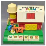 Push Button Farm A Child Guidance Toy, Little Hunter Game, And Toy Doctors Bag With Microscope, Stet