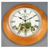 John Deere Tractor Wall Clock, In Box