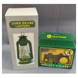 John Deere Lantern, And John Deere Special Edition Model A Tractor Night Light