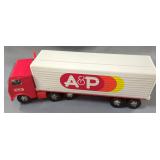Vintage A&P Truck And Joseph Battery Powered Helicopter Emergency Toy