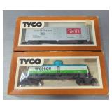 Vintage Tyco And Lionel Train Cars, Includes Refrigerator Car, Tank Cars, Flat Cars And More