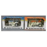Ertl Diecast John Deere 1:16 Scale Patio Series Model 140 Tractors, Includes #15555 And #15554
