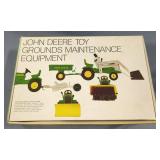 Ertl Diecast John Deere Toy Grounds Maintenance Equipment Set In Original Box