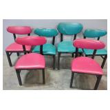L & B Cushioned Metal Kids Chairs, Qty 6