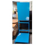 Metal Portable Floor Display, 69.5" x 24" x 28", And Metal Framed Peg Board Floor Display, 54" x 36"