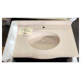 Swan Stone UT 1B 2237 Vanity Top With Sink, 37" Wide x 23" Depth, New Out Of Box, Qty 1