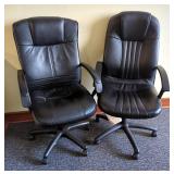 Rolling Desk Chairs, Qty 2
