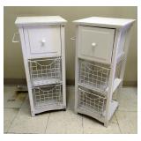 Single Drawer Utility Cabinets, Qty 2, 33" x 14" x 13"