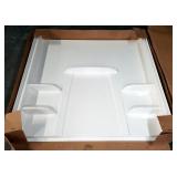 a2 Bath White Composite 60" x 62" Shower Back Wall, Model 6062CBW-AW-M, New In Box