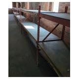 Heavy Duty Pallet Racking Including 78" Uprights, Qty 9, And 12