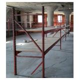 Heavy Duty Pallet Racking Including 78" Uprights, Qty 5, And 12