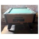 Dynamo Pool Table Including Rack, Cues, Balls, And Cue Covers