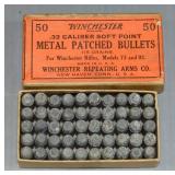 Winchester .32 Cal Soft Point Metal Patched Bullets, For Winchester 73 And 92, Approx Qty 400