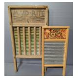 Maid-Rite Washboard, 24" Tall, And Dubl Handi Washboard, 18" Tall