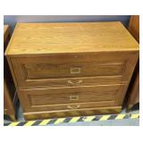 Lateral Filing Cabinet, 2 Drawers, 30" High x 37" Wide x 19.5" Deep