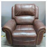 Leather Recliner, 40" High x 42" Wide x 40" Deep, Matches Lot 132