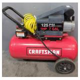 Craftsman 7 Gallon 1HP Air Compressor, 125 Max PSI