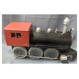 Metal Mailbox With Train Locomotive Cover, 14.5" H x 25" L x 9" D