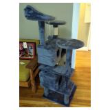 Free Standing Multi Level Carpeted Cat Tree, 55” Tall