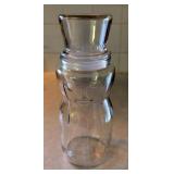 Mr. Peanut 75th Birthday Lidded Glass Jar, 9" Tall