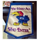 Kansas Jayhawks Pennant And Wall Hanger