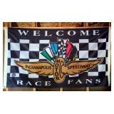 Indianapolis Motor Speedway Race Banner, 61" x 34"