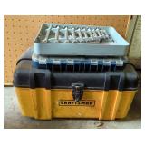 Hand Tools Including Craftsman 11 Piece Combination Wrench Set, Ryobi Drill Bits, And Craftsman Tool