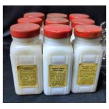 The Griffith Laboratories Vintage Ceramic Spice Jars With Lids, Qty 9, Cooper Metal Teapot Thermomet