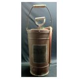 HD Hudson Mfg Extinguisher For Fire 4 Gallon Copper And Brass Demountable Pump Tank Extinguisher