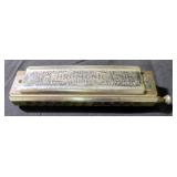M. Hohner Super Chromonica Chromatic And Echo Harmonicas, Both In Key of C And Blessing Harmonica, T