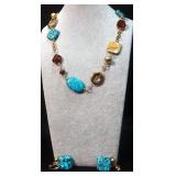 Beaded Necklace Earring Box Sets, Qty 5