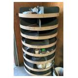 Round Multi Level Rotating Organizer, 65" x 37" Diameter