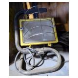 Portable Electric Flood Lights, Untested, May Need Repair/Bulbs, And Corded Hand Lamp, Powers On